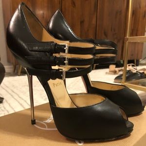 Christian Louboutin Fibbia 3 Calf VIP Stiletto heels in black